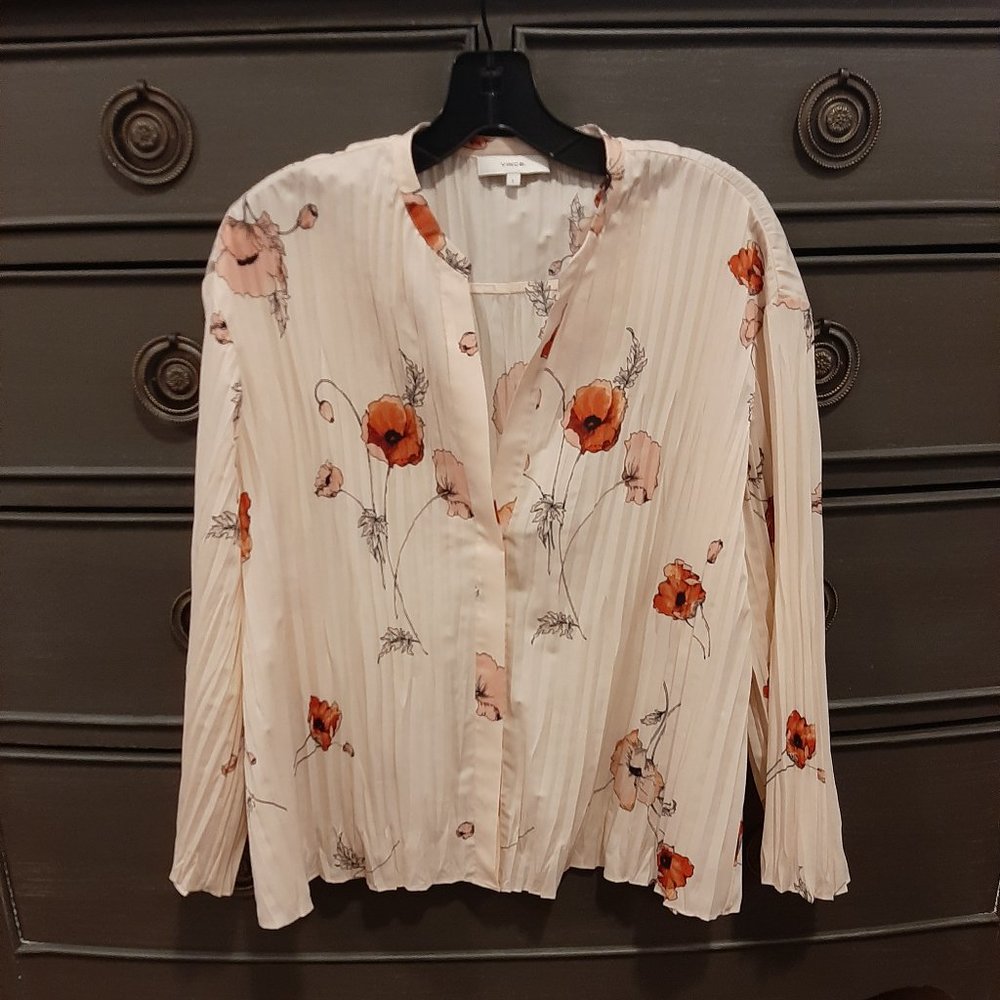 Vince blouse, Size Large, Pink